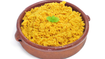 <b>Couscous </b>mit Mais und Artischocken
                  