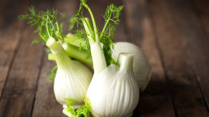 <b>Hühnerbrust </b>mit Fenchel und Rucola
                  