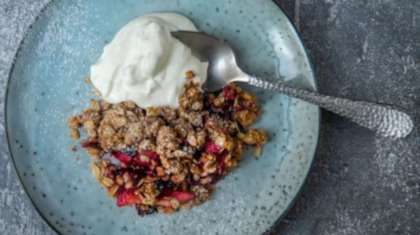 Apfel-Blaubeer-<b>Crumble
                  </b>