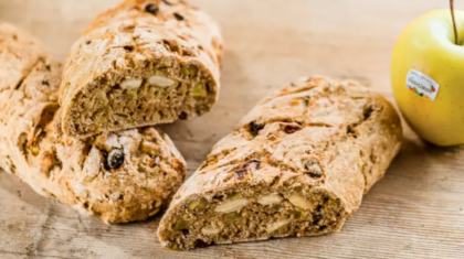 <b>Apfel-Nuss</b>-Brot
                  