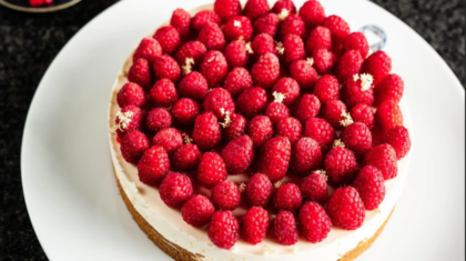 <b>Himbeer-Holunder</b>-Torte
                  