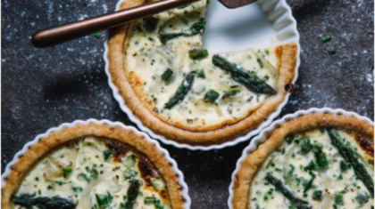 <b>Mini-Quiche</b> mit Spargel
                  