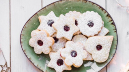 <b>Spitzbuben</b> mit Schabser Butter&nbsp;
                  